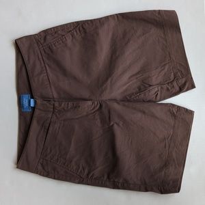 Simply Vera Vera Wang Shorts 4 Brown Pockets